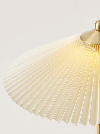 Camirir Lampe de Table à Abat-Jour Plissé