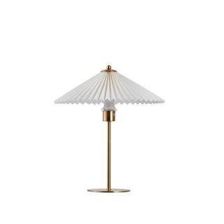 Camirir Lampe de Table à Abat-Jour Plissé