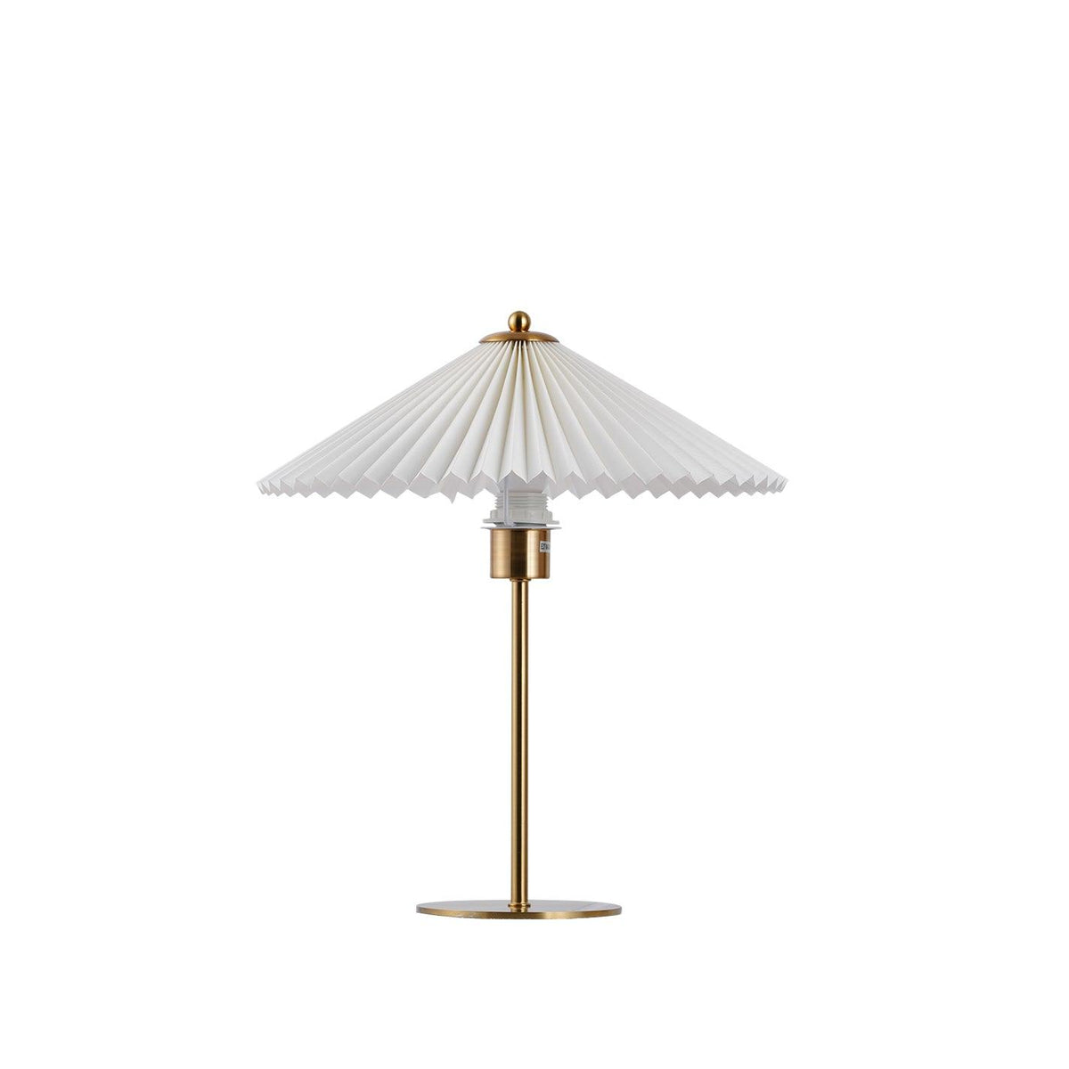 Camirir Lampe de Table à Abat-Jour Plissé