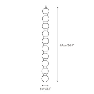Ulshae Suspension Art Marbre Minimaliste Moderne