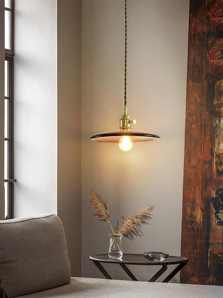 Sage Suspension Verre Vintage
