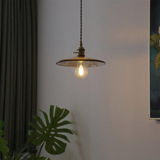 Sage Suspension Verre Vintage