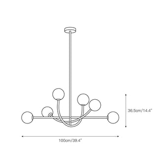 Ilvelia Lustre Laiton Verre Minimaliste Moderne