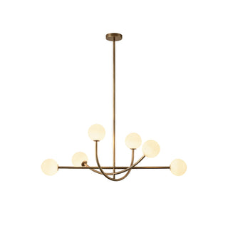 Ilvelia Lustre Laiton Verre Minimaliste Moderne