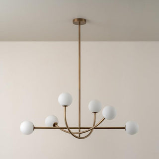 Ilvelia Lustre Laiton Verre Minimaliste Moderne