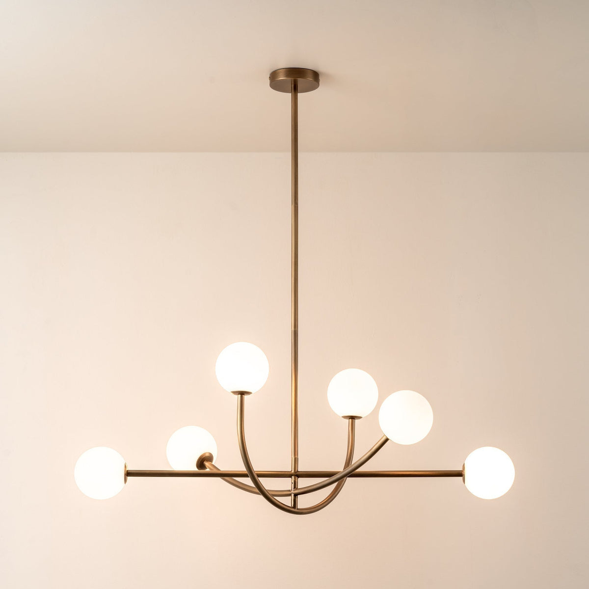 Ilvelia Lustre Laiton Verre Minimaliste Moderne