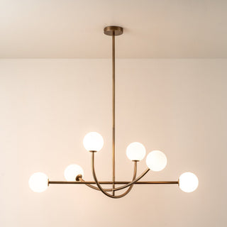 Ilvelia Lustre Laiton Verre Minimaliste Moderne