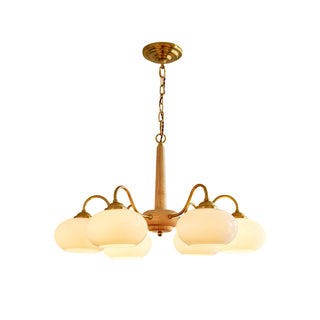 Elmiror Premium Nordic Art Wood Glass Lustre