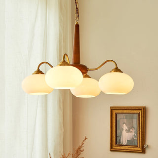 Elmiror Premium Nordic Art Wood Glass Lustre