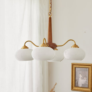 Elmiror Premium Nordic Art Wood Glass Lustre