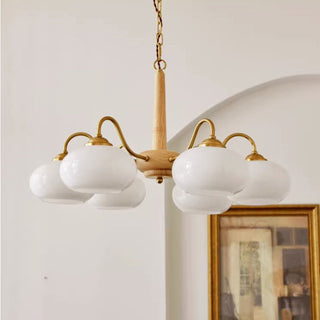 Elmiror Premium Nordic Art Wood Glass Lustre