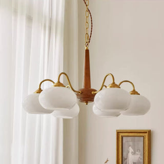 Elmiror Premium Nordic Art Wood Glass Lustre