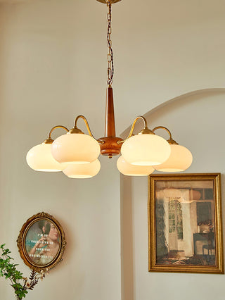 Elmiror Premium Nordic Art Wood Glass Lustre