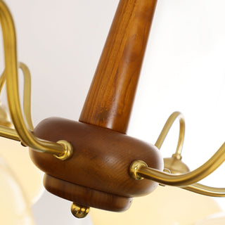 Elmiror Premium Nordic Art Wood Glass Lustre