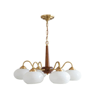 Elmiror Premium Nordic Art Wood Glass Lustre