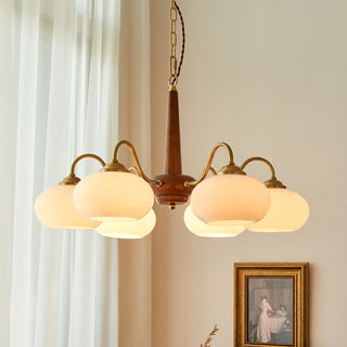 Elmiror Premium Nordic Art Wood Glass Lustre
