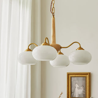 Elmiror Premium Nordic Art Wood Glass Lustre
