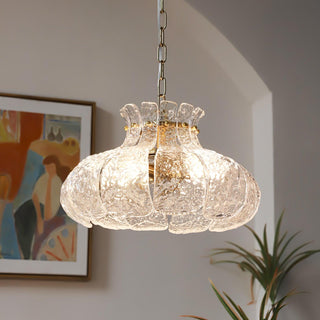 Lunace Laiton Verre Glamour Pendentif Lumière