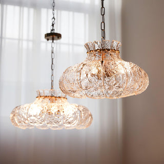 Lunace Laiton Verre Glamour Pendentif Lumière