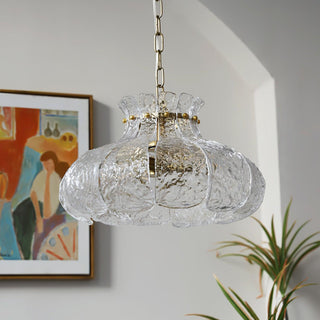 Lunace Laiton Verre Glamour Pendentif Lumière