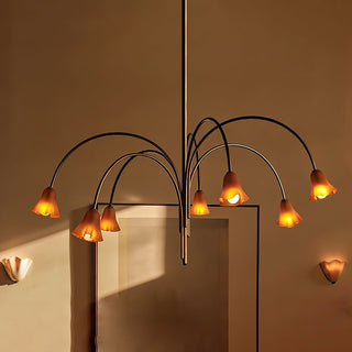 Aurora Lustre Floraison Pétale Verre Bras