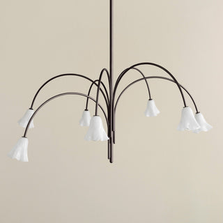 Aurora Lustre Floraison Pétale Verre Bras