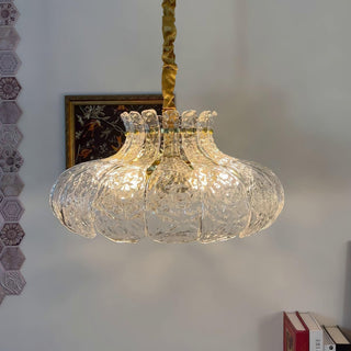 Lunace Laiton Verre Glamour Pendentif Lumière