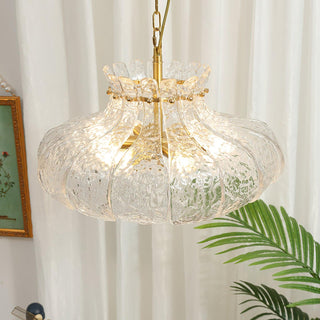 Lunace Laiton Verre Glamour Pendentif Lumière