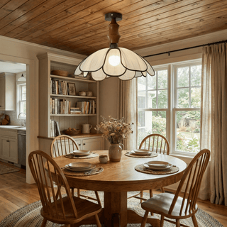 Petaline Whisper Ceiling Lamp-Neutral Decor