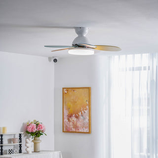 Liora Plafonnier Ventilateur pour Enfants en Verre Coloré