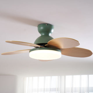 Liora Plafonnier Ventilateur pour Enfants en Verre Coloré
