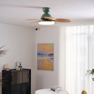 Liora Plafonnier Ventilateur pour Enfants en Verre Coloré
