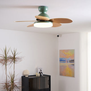Liora Plafonnier Ventilateur pour Enfants en Verre Coloré