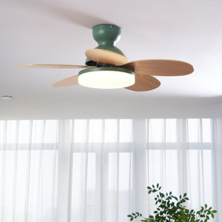 Liora Plafonnier Ventilateur pour Enfants en Verre Coloré