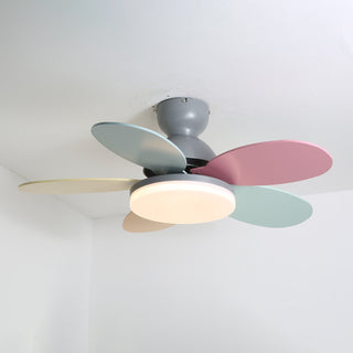 Liora Plafonnier Ventilateur pour Enfants en Verre Coloré