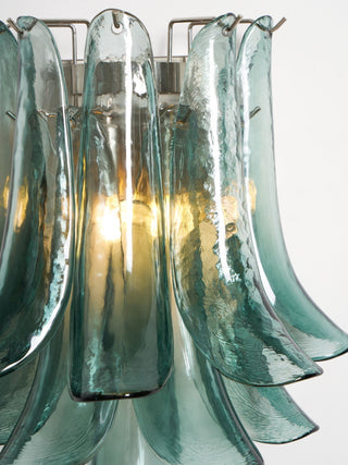 Aurora Luminaire Mural Pétale Forme Verre Vintage Artistique