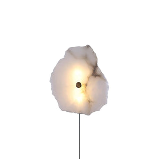 Petra Alabaster Plug-in Wall Lamp-Neutral Decor