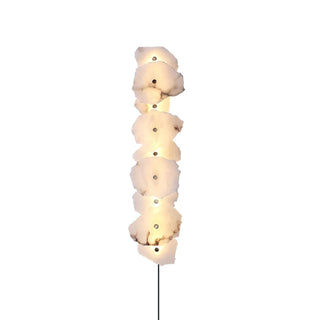 Petra Alabaster Plug-in Wall Lamp-Neutral Decor
