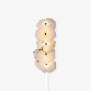 Petra Alabaster Plug-in Wall Lamp-Neutral Decor