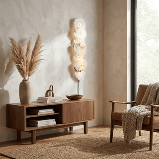 Petra Alabaster Plug-in Wall Lamp-Neutral Decor
