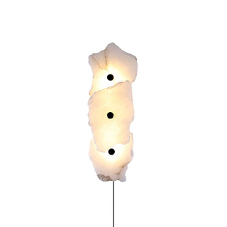 Petra Alabaster Plug-in Wall Lamp-Neutral Decor