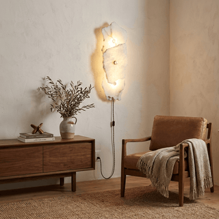 Petra Alabaster Plug-in Wall Lamp-Neutral Decor