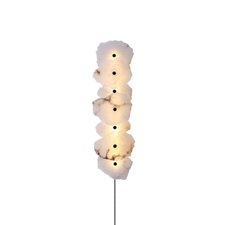 Petra Alabaster Plug-in Wall Lamp-Neutral Decor