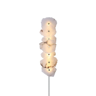 Petra Alabaster Plug-in Wall Lamp-Neutral Decor