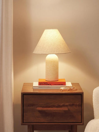 Petra Marble Table Lamp-Neutral Decor