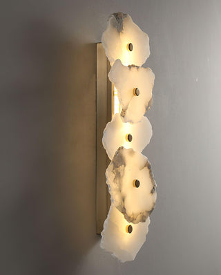 Alaeila Applique Murale en Albâtre avec Rameau Floral