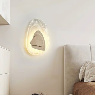 Zenorarae Applique Murale Verre Travertin Créativité Individuelle