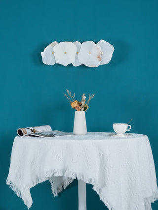 Alaeila Applique Murale en Albâtre avec Rameau Floral