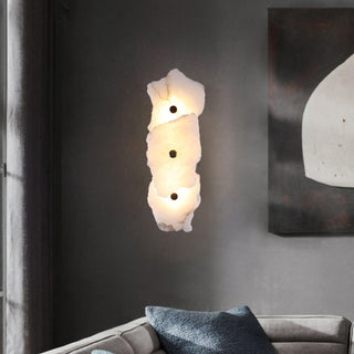 Cevra Applique Murale Fleur en Albâtre