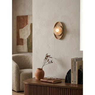 Lumenhart Applique Murale en Travertin